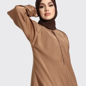 Mid Zip Umbrella Abaya