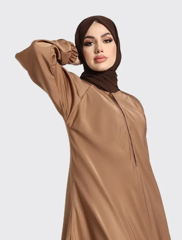 Mid Zip Umbrella Abaya