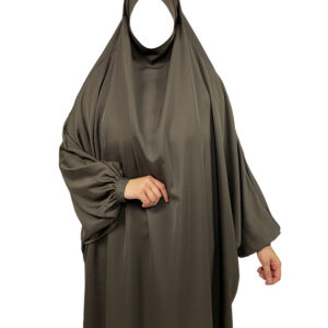 Premium Jilbab - Dark Taupe