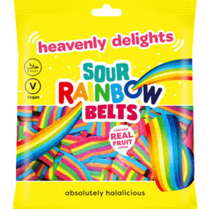 Heavenly Delights Sour Rainbow Belts