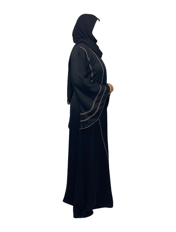 Striped Abaya - Image 2