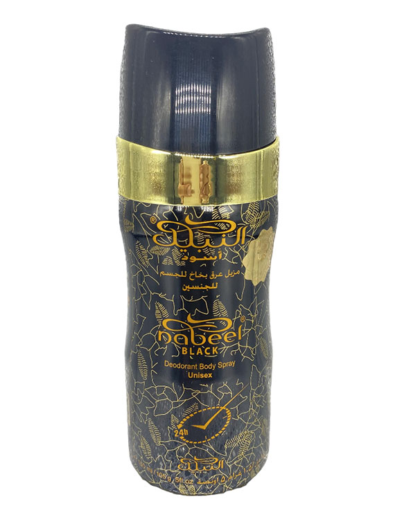Nabeel Black Deodorant Body spray Unisex