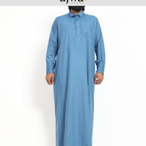 Sky Blue Jubba Thobe Long Sleeve - ajwa. London