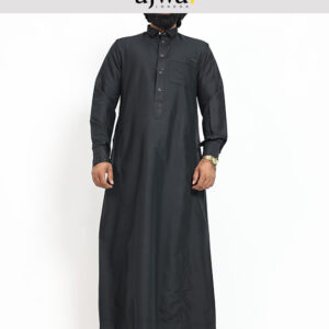 Men's Dark Grey Premium Jubba Thobe