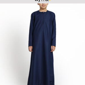 Kids Dark Blue Jubba Thobe