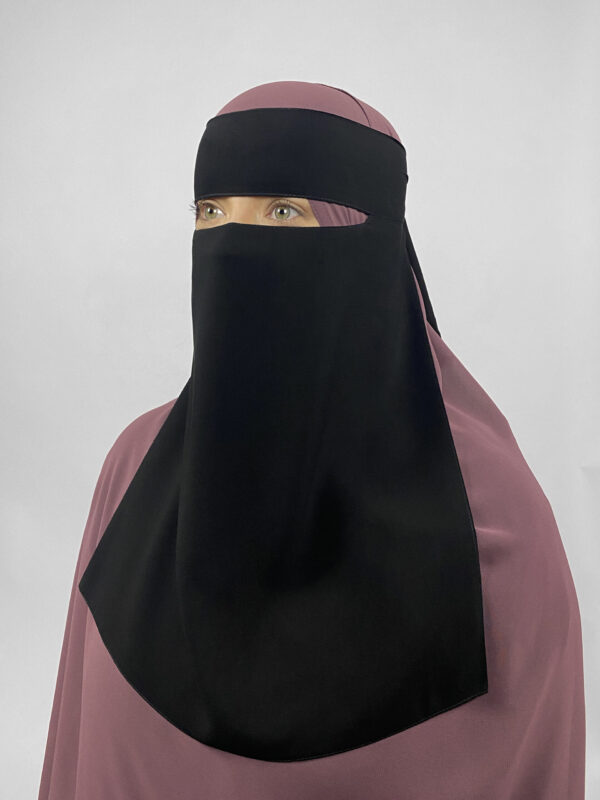 Medium 1 Layer Niqab | No-Pinch
