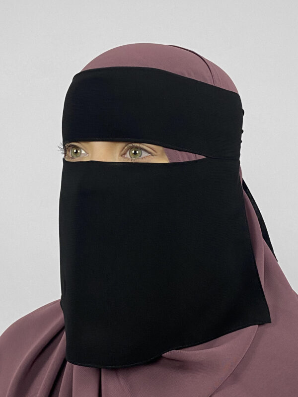 Extra Short 1 Layer Niqab | Pinch
