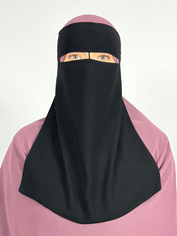 Medium 1 Layer Niqab | Thin Nose String