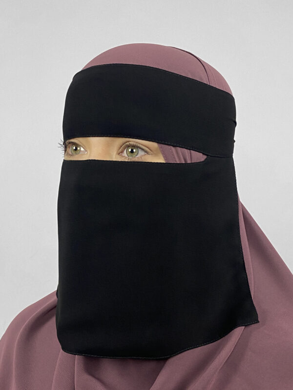 Extra Short 1 Layer Niqab | No Pinch