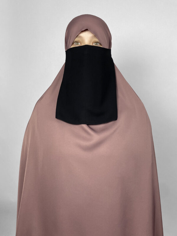 Short Half Niqab | Elastic Back